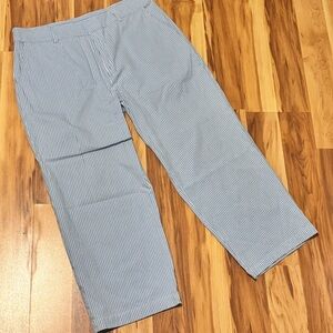Sag Harbor Sport | Blue and White Plaid Capris